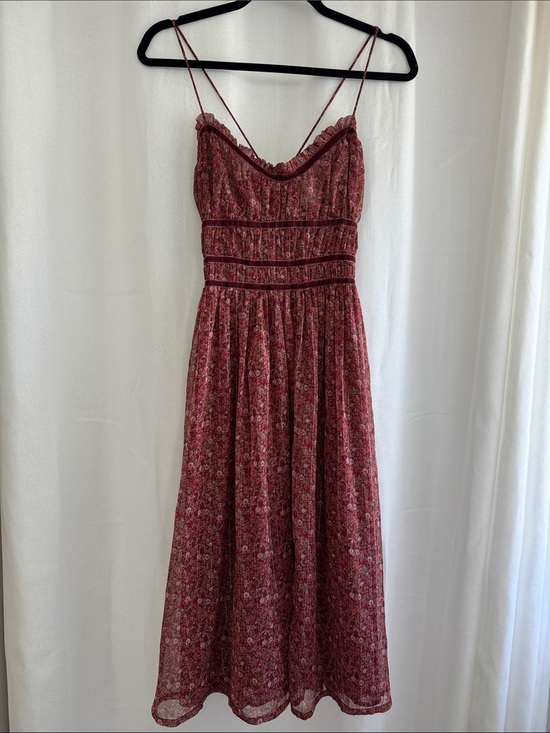 Lucky Brand Dresses & Skirts - Lucky Brand Adjustable Spaghetti-Strap Floral Midi Dress
